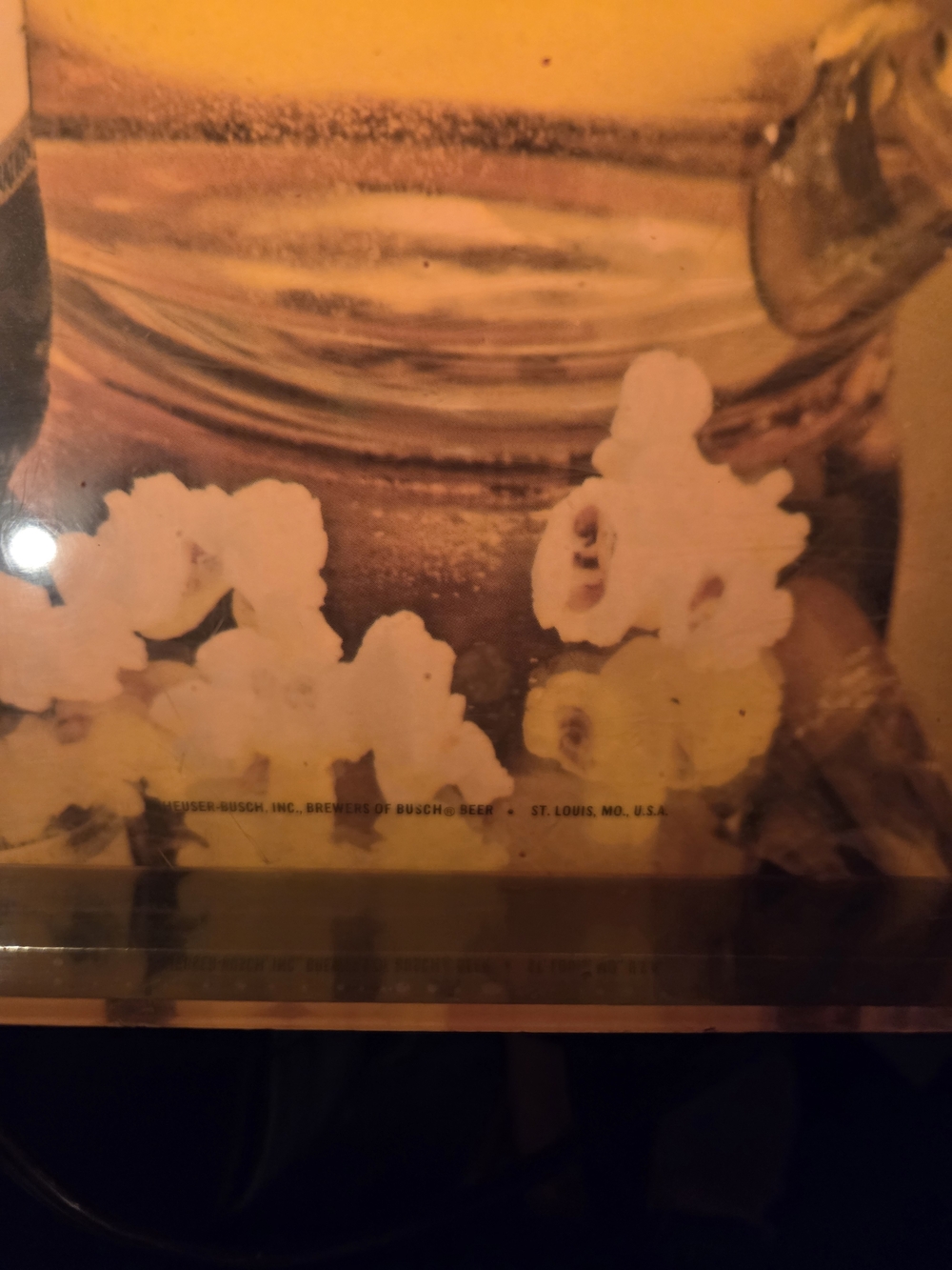 Man Cave Vintage Bush Light Up Sign. - Picture 3 of 7